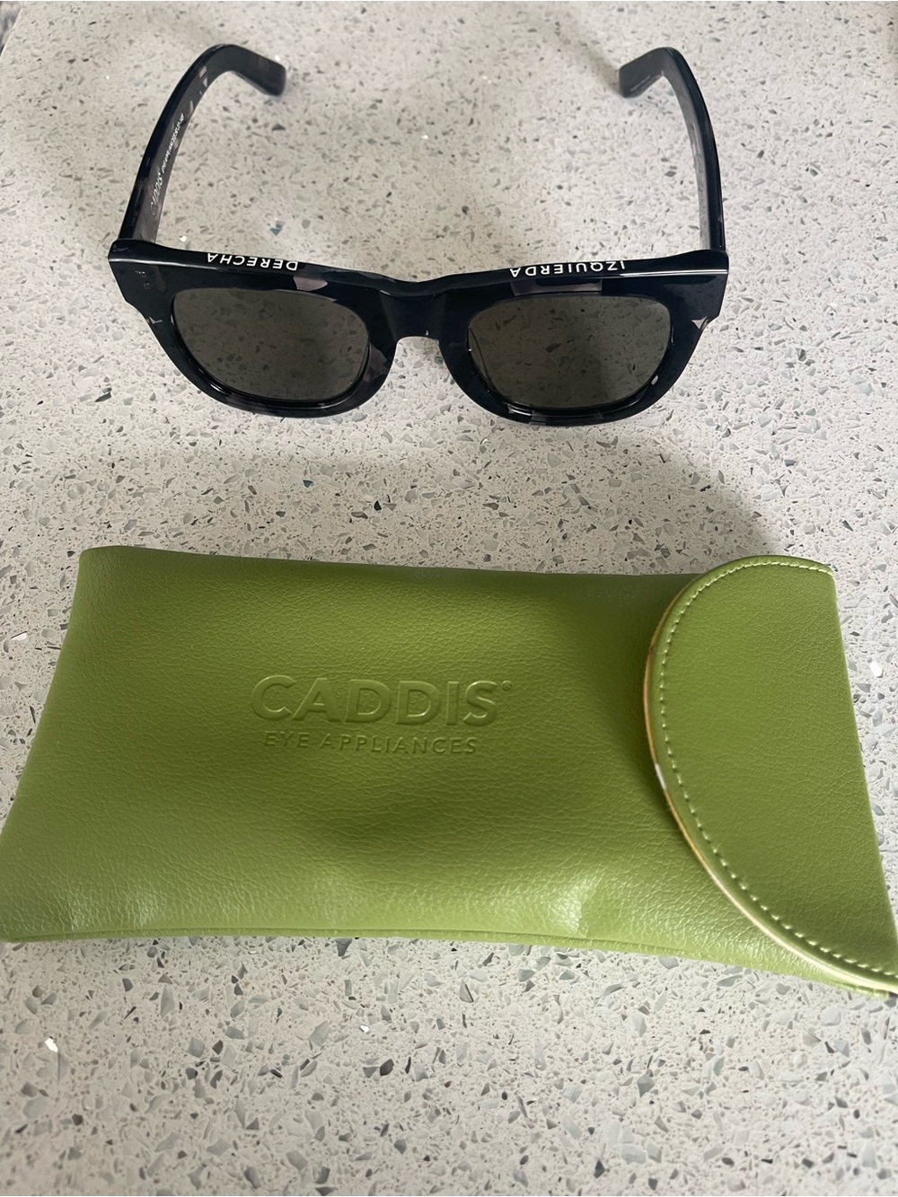 Caddis Black Tortoise Women’s Sunglasses with Pouch- Polarized D28,